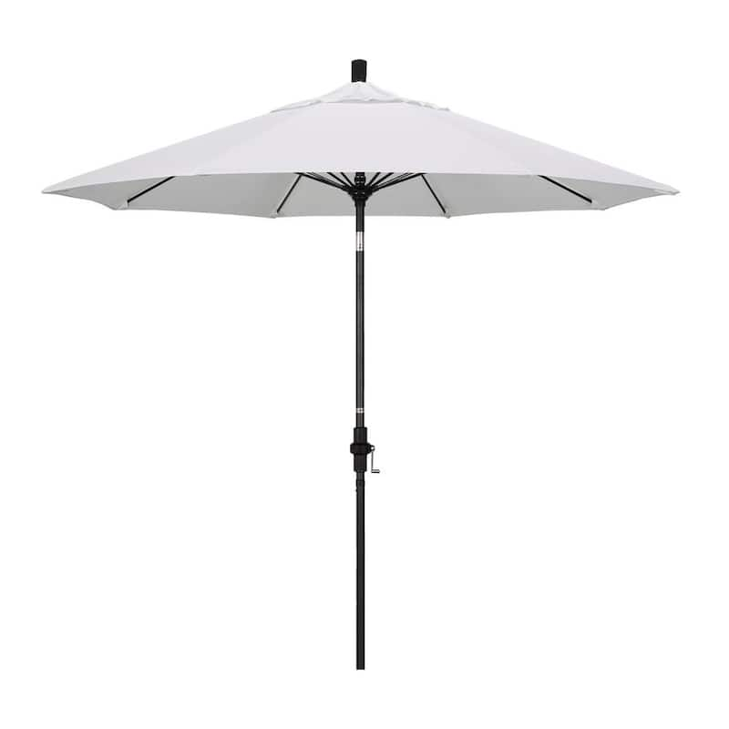 9 ft. Fiberglass Collar Tilt Patio Umbrella in Natural Pacifica