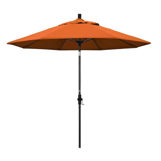 9 ft. Fiberglass Collar Tilt Patio Umbrella in Tuscan Pacifica