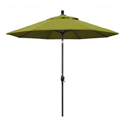 9 ft. Aluminum Push Tilt Patio Umbrella in Ginkgo Pacifica