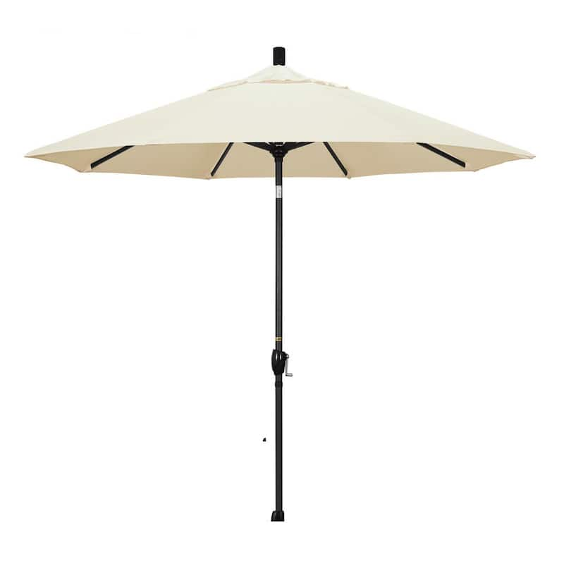 9 ft. Aluminum Push Tilt Patio Umbrella in Canvas Pacifica