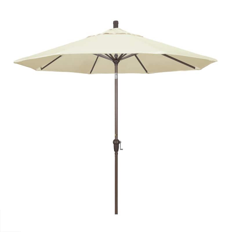 9 ft. Aluminum Auto Tilt Patio Umbrella in Canvas Pacifica