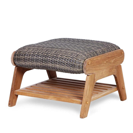 Auburn Upholstered Teak Outdoor Ottoman