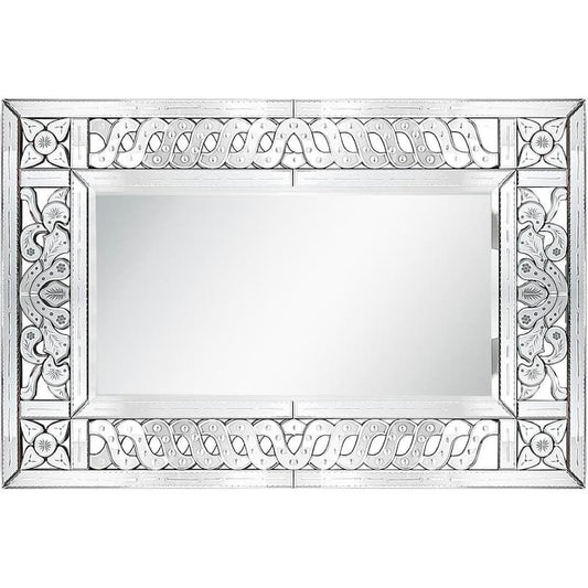 Atelier 32 in. x 48 in. Modern Rectangle Framed Decorative Mirror