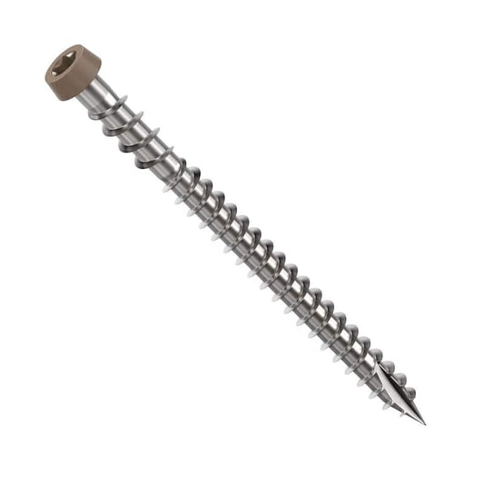 #10 2-1/2 in. 316 Stainless Steel Composite Winter Premium Star Drive Flat Undercut Screws (350-Count)