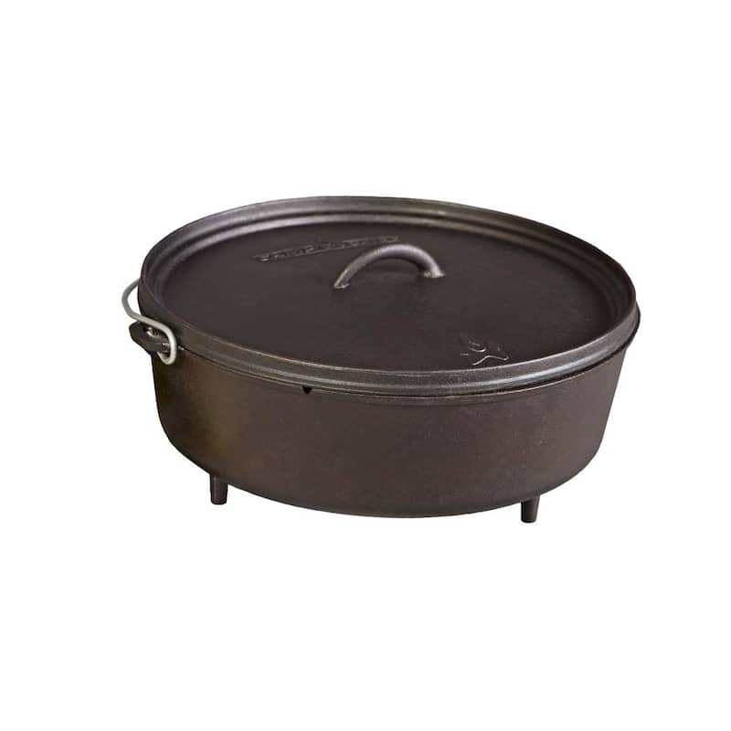 Classic Preseasoned Cast Iron 14 in. Dutch Oven