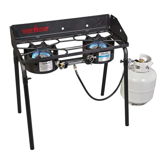 Explorer 2-Burner Propane Gas Grill in Black