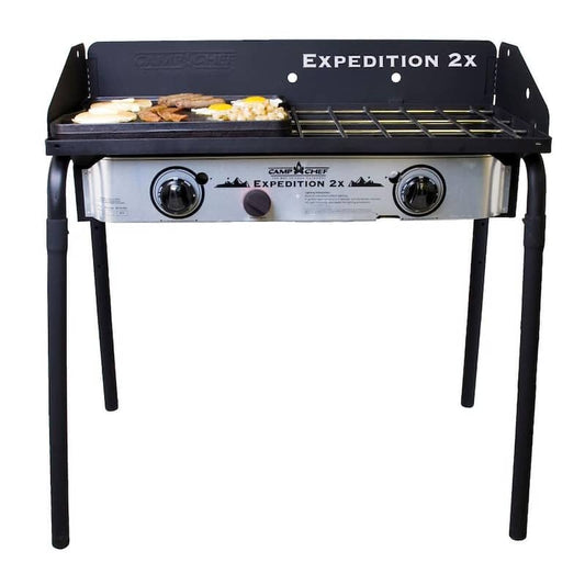 Expedition 2X 2-Burner Propane Gas Grill in Silver