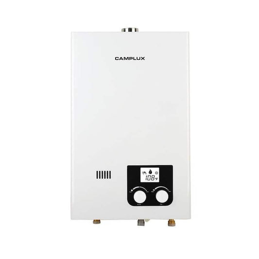 Camplux 10 l 2.64 GPM Residential High Capacity Color Screen Liquid Propane Tankless Water Heater