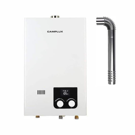 Camplux 10 l 2.64 GPM Residential High Capacity Color Screen Natural Gas Tankless Water Heater