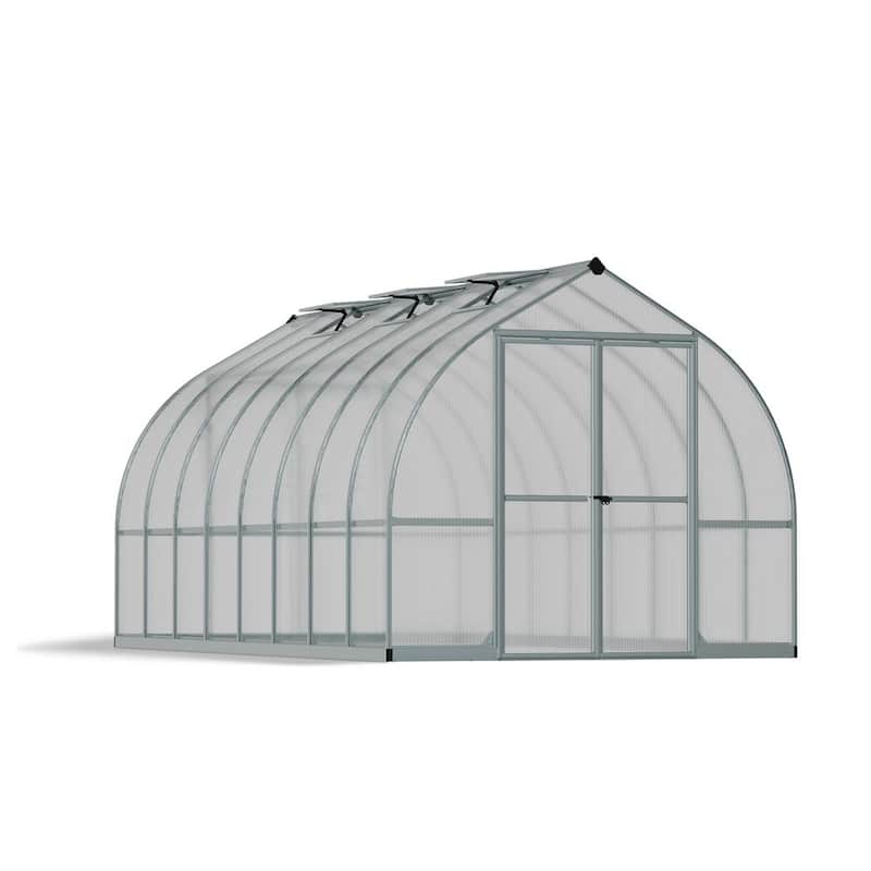 Bella 8 ft. x 16 ft. Silver/Diffused DIY Greenhouse Kit