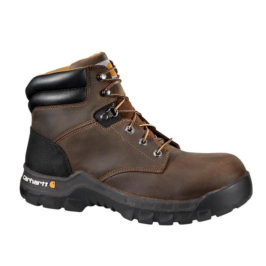 Men's Rugged Flex 6'' Work Boots - Composite Toe - Brown Size 8(W)