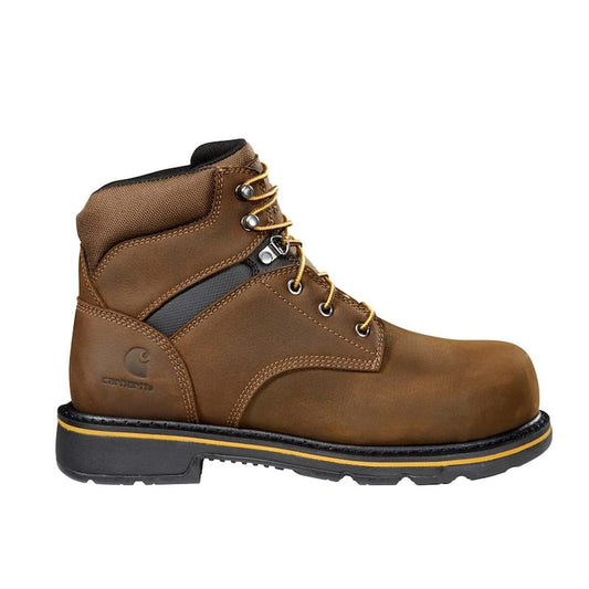 Men's Traditional Welt 6 in. Lace Up Work Boot - Composite Toe - Brown 010(M)