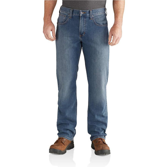 Men's 34 in. x 34 in. Coldwater Cotton/Polyester Rugged Flex Relaxed Straight Jean