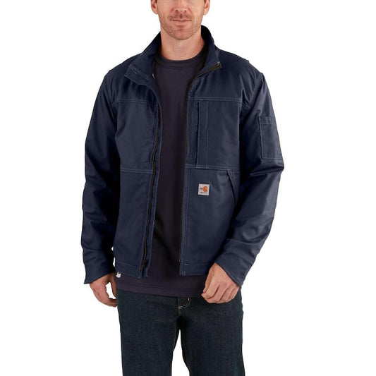 Men's X-Large Dark Navy FR Cotton/Nylon FR Full Swing Quick Duck Jacket