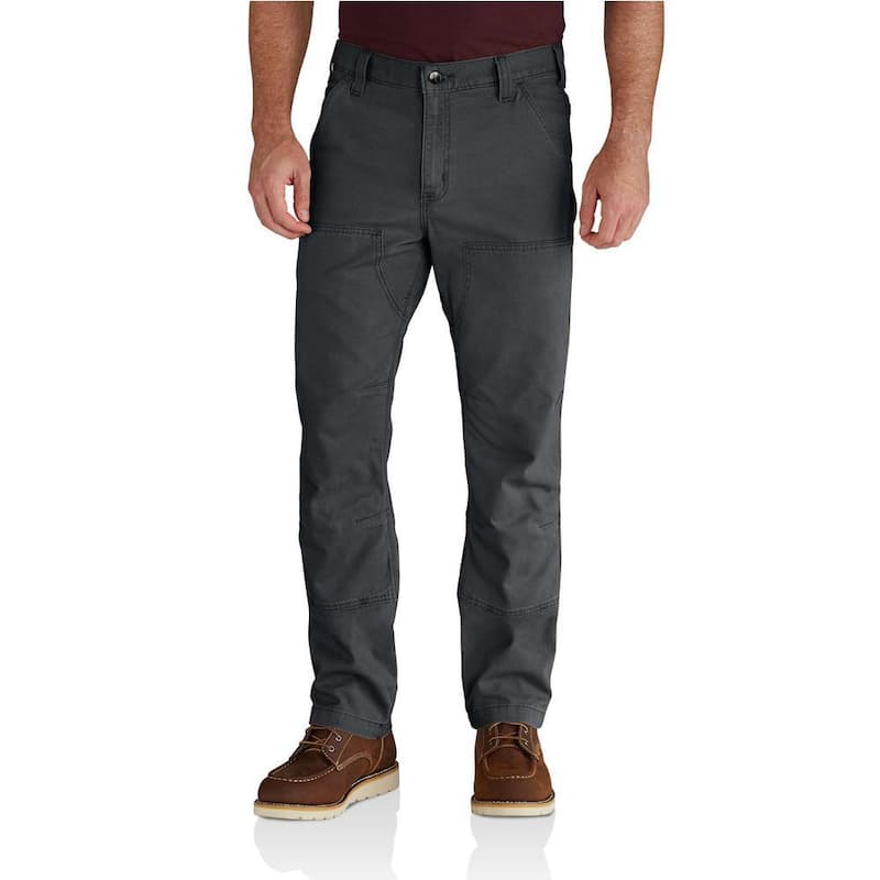 Men's 33 in. x 34 in. Shadow Cotton/Spandex Rugged Flex Rigby Double Front Pant