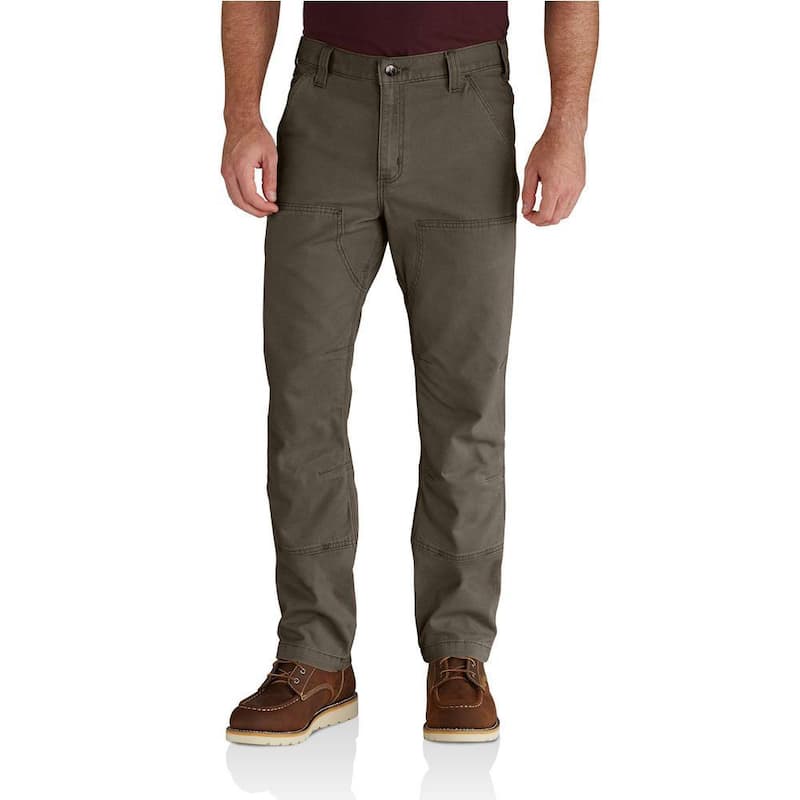 Men's 30 in. x 32 in. Tarmac Cotton/Spandex Rugged Flex Rigby Double Front Pant