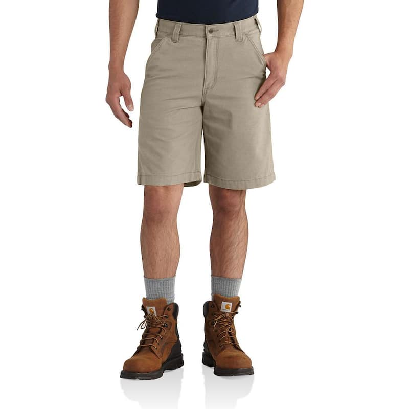 Men's 44 in. Tan Cotton/Spandex Rugged Flex Rigby Short