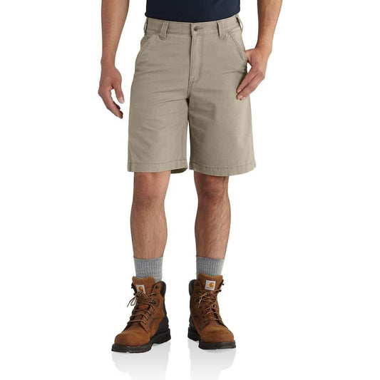 Men's 36 in. Tan Cotton/Spandex Rugged Flex Rigby Short