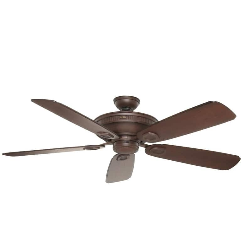 Heritage 60 in. Indoor/Outdoor Brushed Cocoa Bronze Ceiling Fan