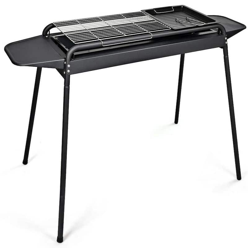 Metal Height Adjustable Outdoor Barbecue Charcoal Grill Stove