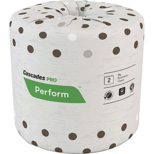 Perform Latte Toilet Tissue (400-Sheets Per Roll 80-Rolls Per Carton)