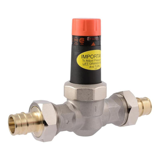 1 in. EB25 Double Union PEX-A Expansion Stainless Steel Pressure Regulating Valve