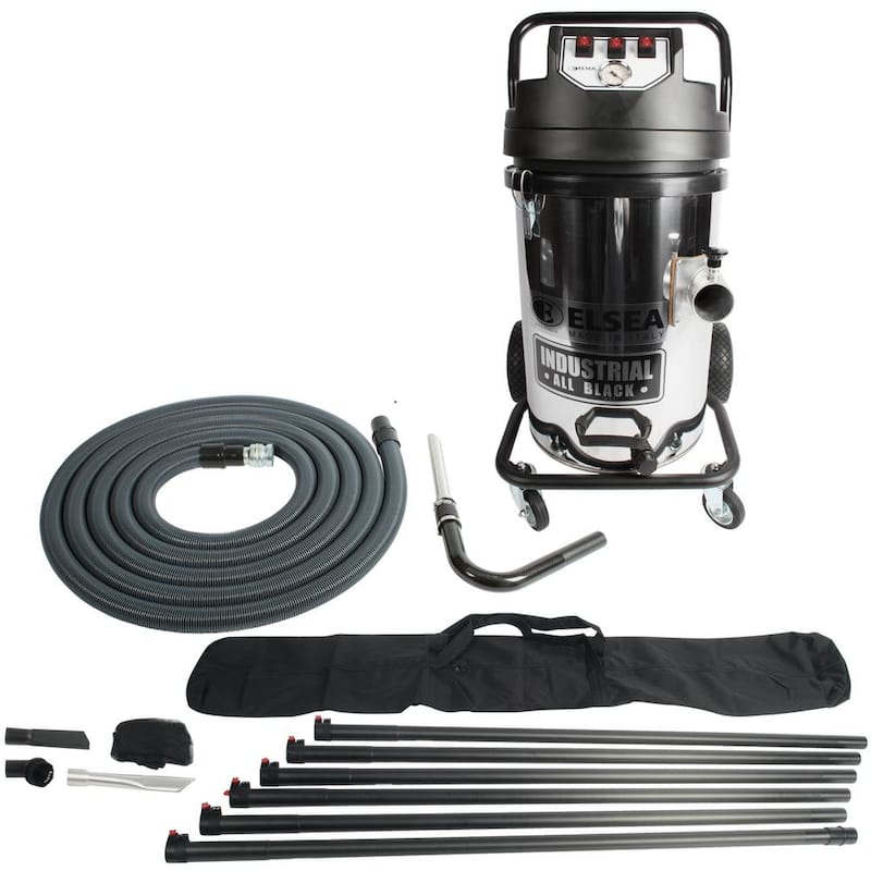 Titanus XL 3 Motor Wet/Dry Vacuum with 36 ft. Carbon Fiber Gutter Cleaning Kit