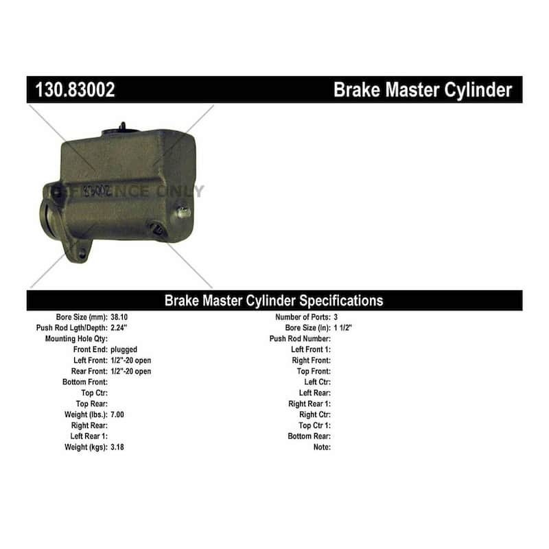 Brake Master Cylinder