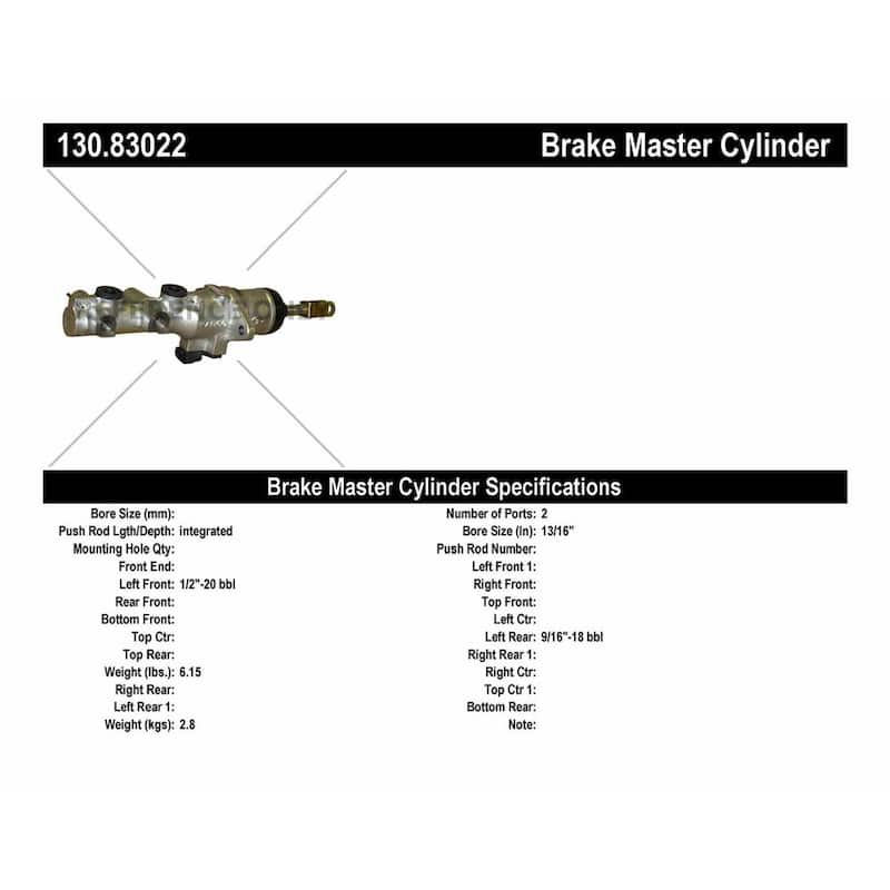 Brake Master Cylinder