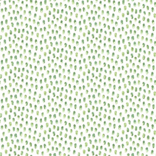 Sand Drips Green Painted Dots Paper Strippable Roll (Covers 56.4 sq. ft.)