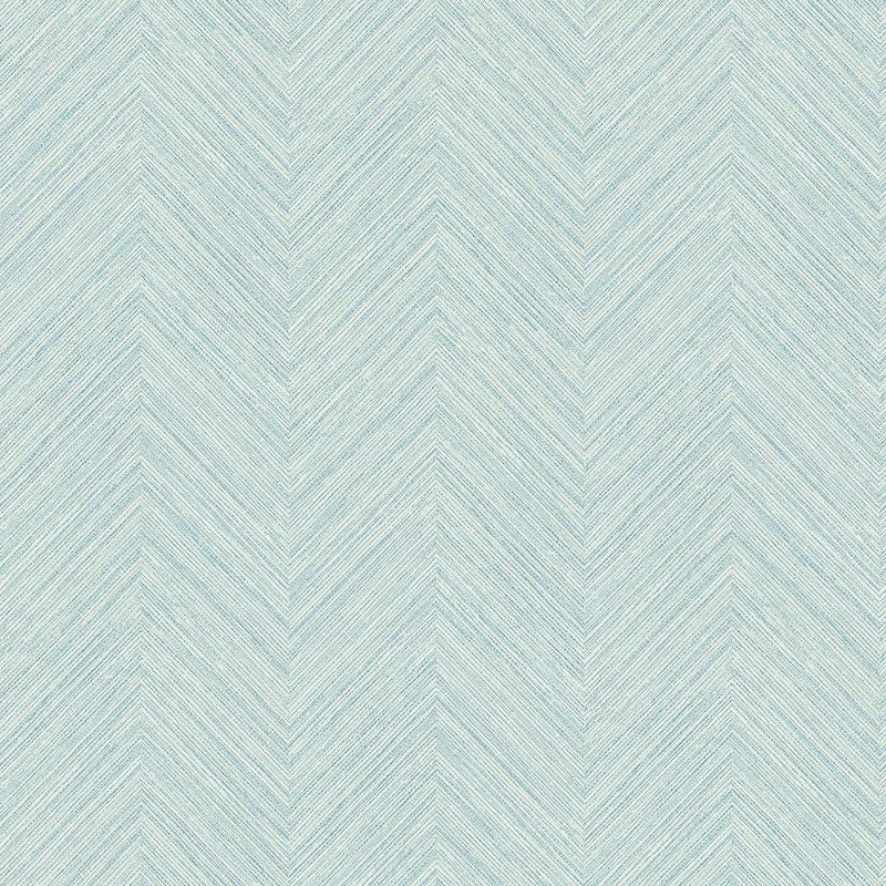 Caladesi Teal Faux Linen Paper Strippable Roll (Covers 56.4 sq. ft.)