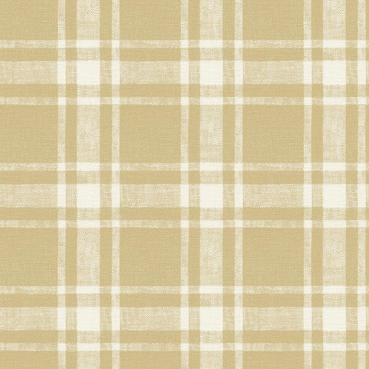 Antoine Wheat Flannel Matte Pre-pasted Paper Wallpaper