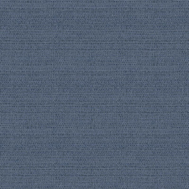 Balantine Navy Weave Pre-Pasted Paper Wallpaper Roll