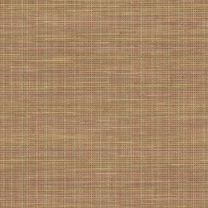 Kent Red Faux Grasscloth Paper Strippable Roll Wallpaper (Covers 56.4 sq. ft.)