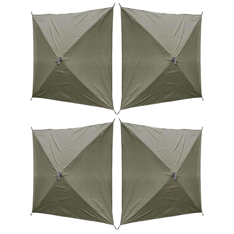 Quick Set Screen Hub Green Tent Wind and Sun Panels, Accessory Only (4-Pack)