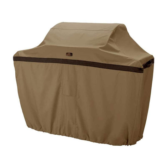 Hickory 64 in. L x 24 in. D x 48 in. H BBQ Grill Cover in Antique Oak