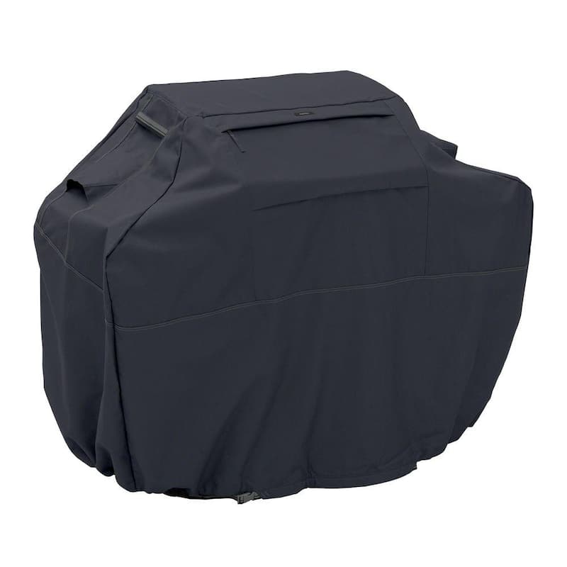 Ravenna 70 in. L x 26 in. D x 48 in. H BBQ Grill Cover in Black