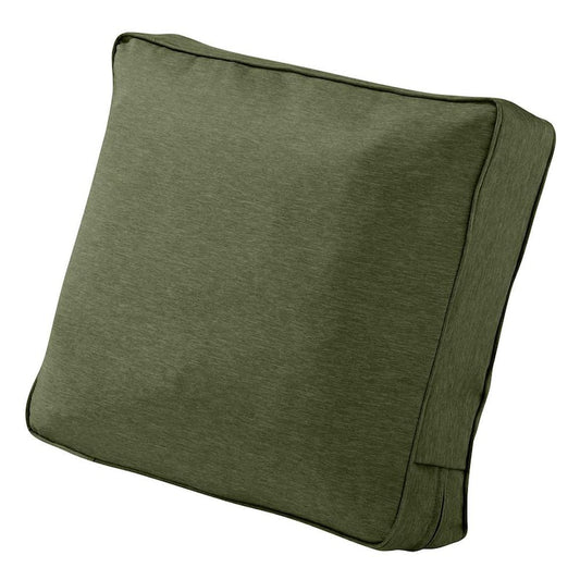 Montlake 21 in. W x 20 in. H x 4 in. T Outdoor Lounge Chair/Loveseat Back Cushion in Heather Fern