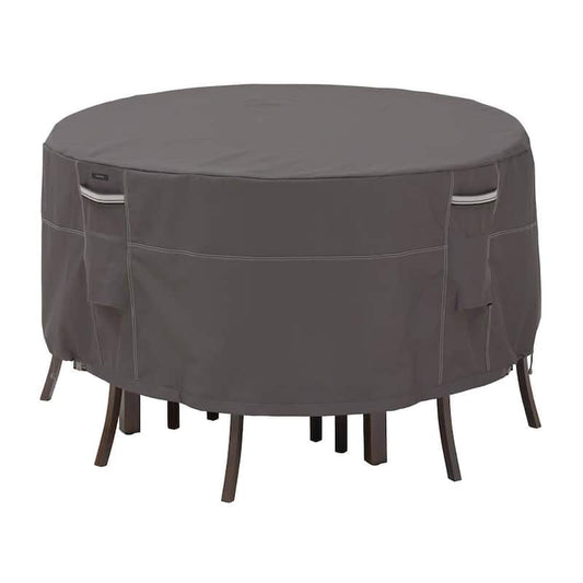 Ravenna 60 in. Dia x 23 in. H Small Round Patio Table and Chair Set Cover