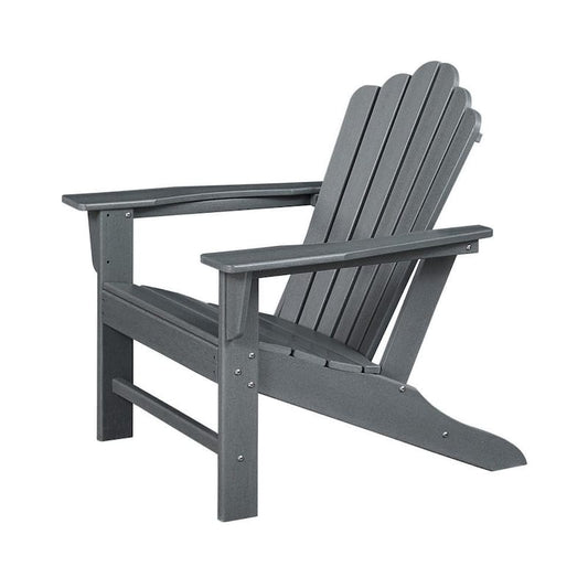 Gray Composite HDPE Adirondack Chair