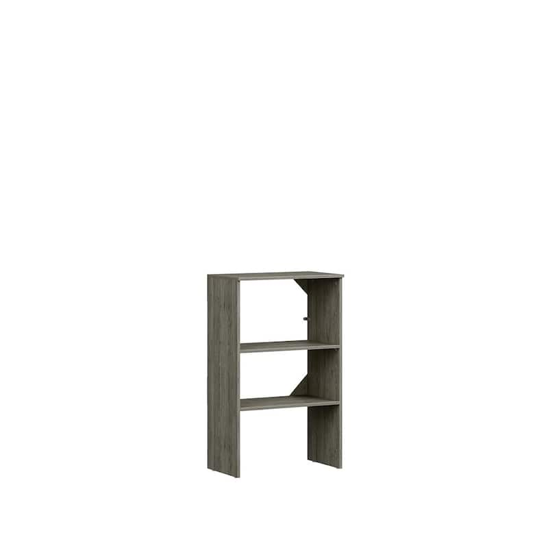 Style+ 25 in. W Coastal Teak Stackable Base Unit