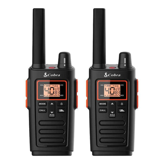 FRS 2-Way Radios in Black (2-Pack)