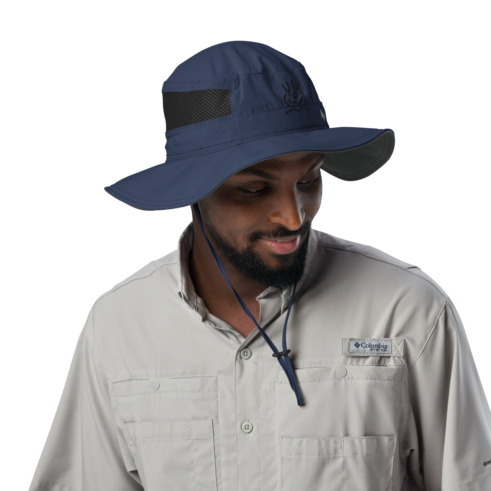 Columbia Booney Embroided Hat Navy Blue