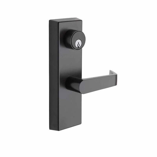 Esutcheon Handle Dark Bronze Entry Door Lever with Clutch