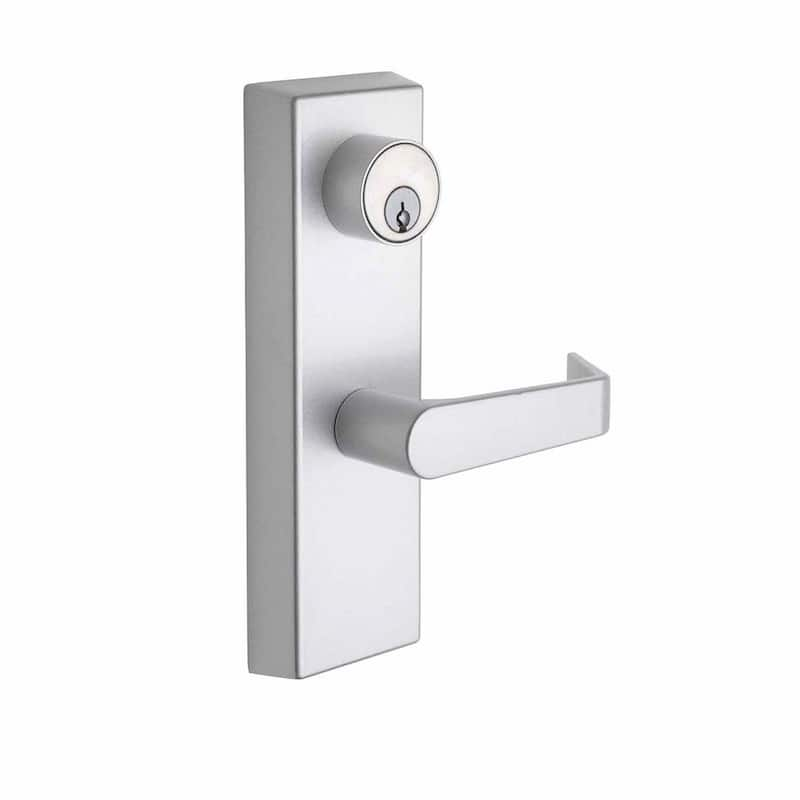 Esutcheon Handle Satin Stainless Storeroom Door Lever with Clutch