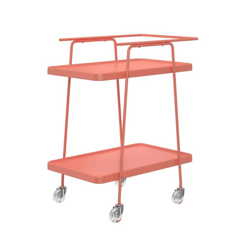 Coral 2-Tier Serving Cart