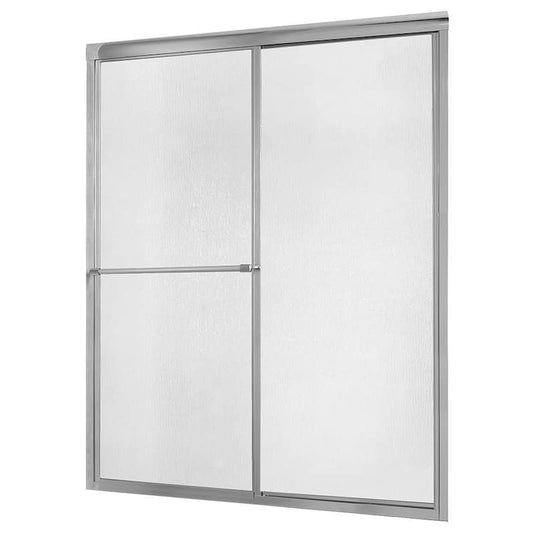 Tides 44 in. to 48 in. x 70 in. H Framed Sliding Shower Door in Silver and Rain Glass