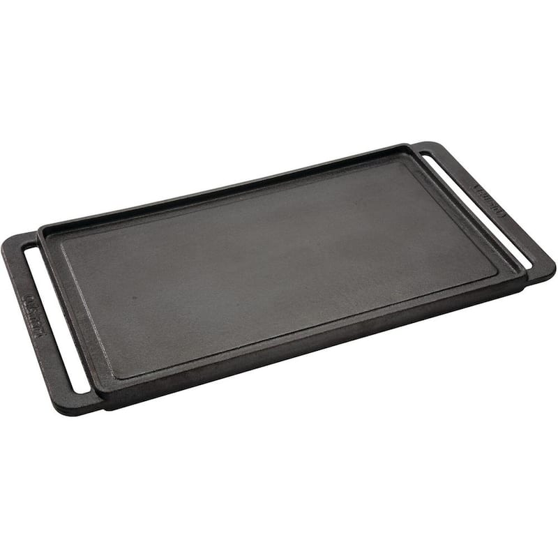 Reversible Cast Iron Grill/Griddle Plate