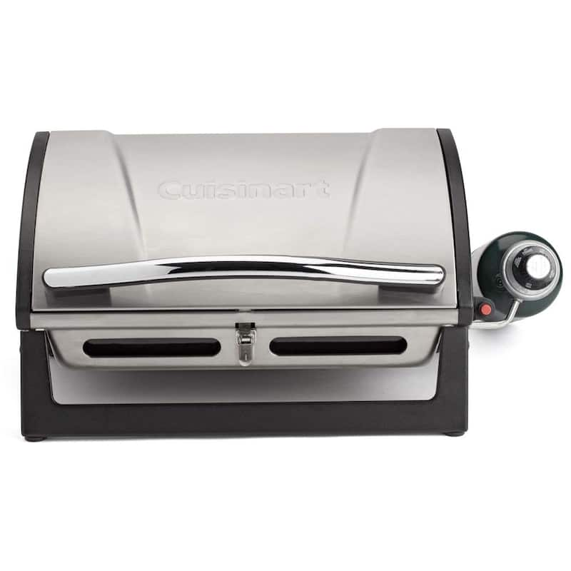 Grillster Portable Propane Gas Grill in Stainless Steel