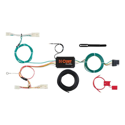 Custom Vehicle-Trailer Wiring Harness, 4-Way Flat Output, Select Hyundai Elantra Sedan Limited, Quick Wire T-Connector